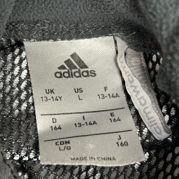 Adidas Tiro 17 Youth Warm Top Shirt Climawarm Sweat Hoodie Soccer Gym Size Large - Picture 10 of 11